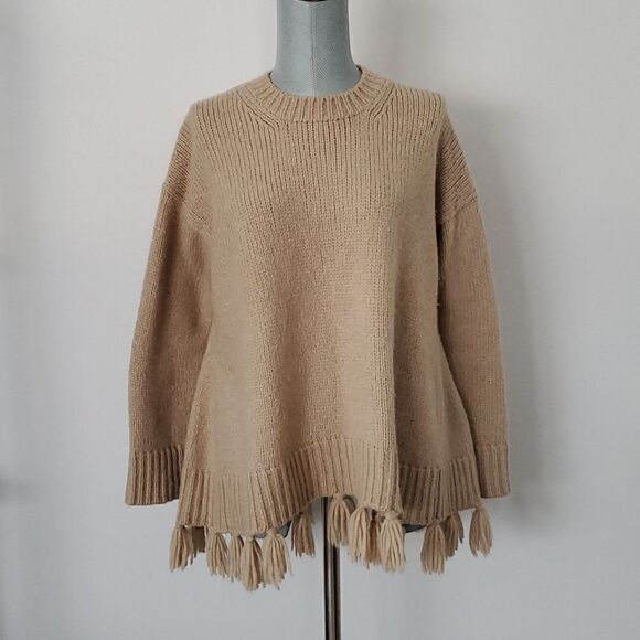 Kate Spade Broome Street | Alpaca Knit Tassle Sweater - Picture 2 of 10